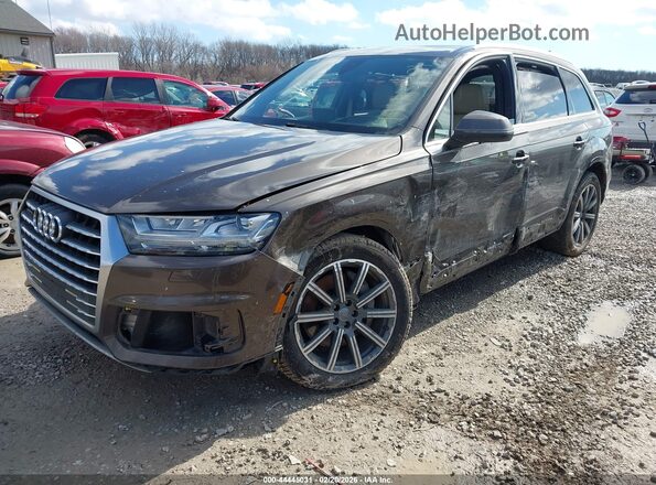 WA1VAAF71JD007976 2018 AUDI Q7 Dark Brown Передняя левая четверть