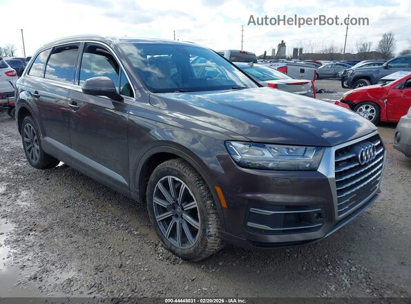 WA1VAAF71JD007976 2018 AUDI Q7 Dark Brown Передняя правая четверть