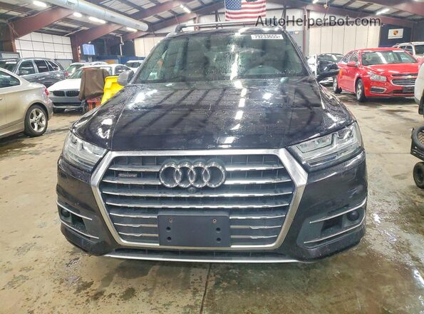 WA1VAAF74HD003639 2017 AUDI Q7 Black Widok z przodu