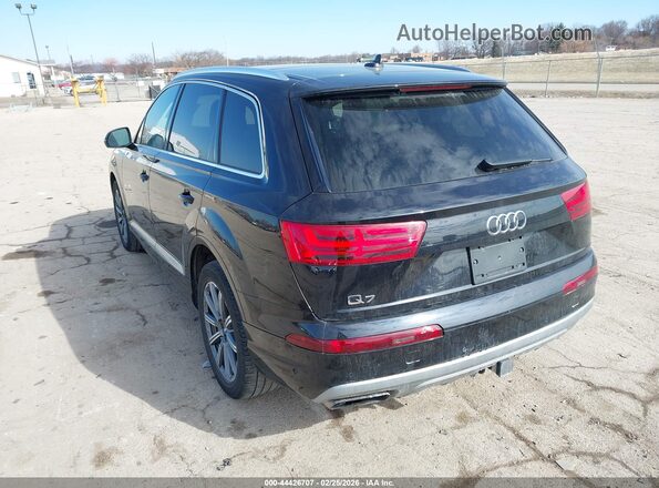 WA1VAAF7XKD003734 2019 AUDI Q7 Black Trasero izquierdo
