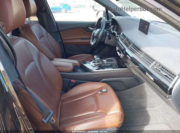 WA1VAAF7XKD003734 2019 AUDI Q7 Black Vista interior delantera