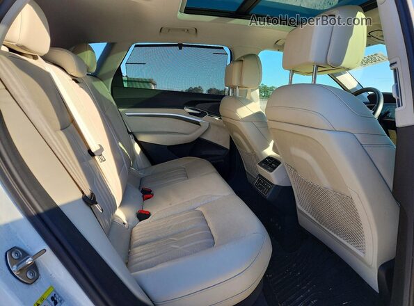 WA1VAAGE8MB022150 2021 AUDI E-TRON Белый Вид задней части салона