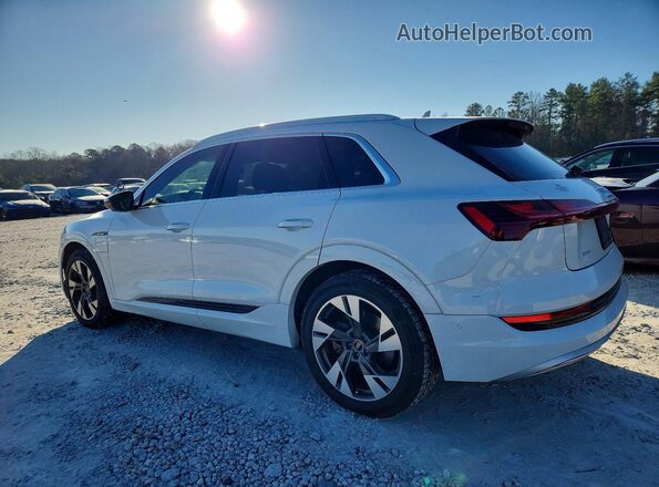 WA1VAAGE8MB022150 2021 AUDI E-TRON Белый Задняя левая четверть
