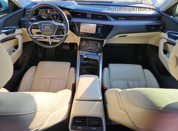 WA1VAAGE8MB022150 2021 AUDI E-TRON Белый Вид панели приборов