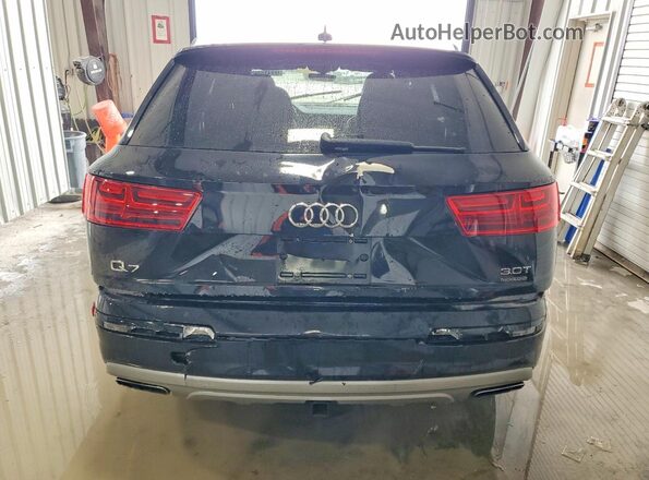 WA1VABF75JD051016 2018 AUDI Q7 Black Widok z tyłu
