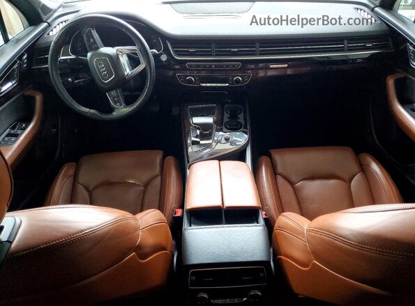 WA1VABF75JD051016 2018 AUDI Q7 Black Widok deski rozdzielczej