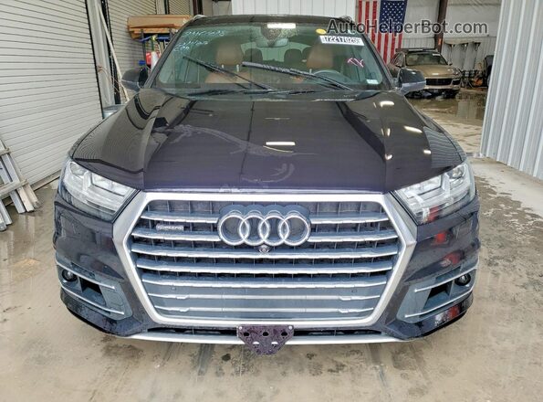 WA1VABF75JD051016 2018 AUDI Q7 Black Widok z przodu