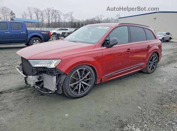 WA1VWAF73LD012861 2020 AUDI SQ7 Red Передня ліва чверть