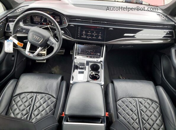 WA1VWAF73LD012861 2020 AUDI SQ7 Red Вид панелі приладів