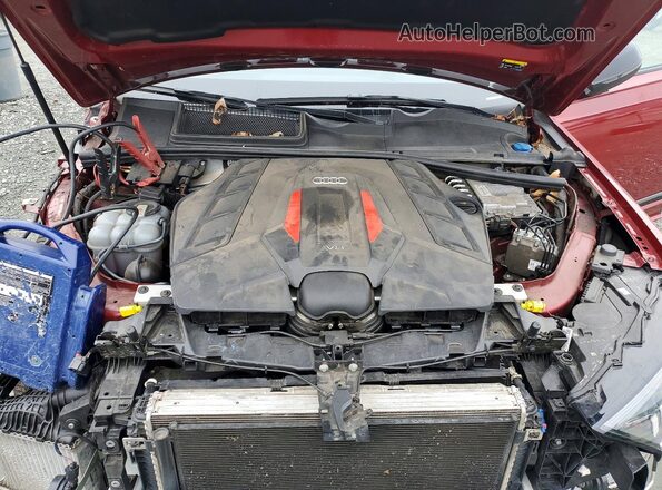 WA1VWAF73LD012861 2020 AUDI SQ7 Red Вид підкапотного простору