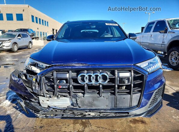 WA1VWAF7XLD010136 2020 AUDI SQ7 Blue Вид спереду