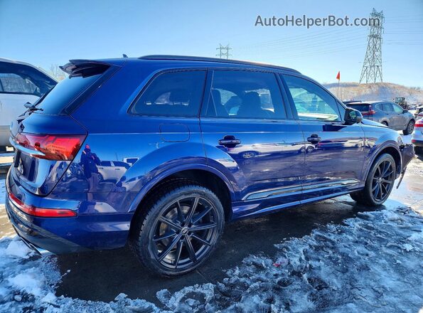 WA1VWAF7XLD010136 2020 AUDI SQ7 Blue Задня права чверть