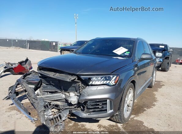 WA1VXAF7XMD012645 2021 AUDI Q7 Gray Przód lewy
