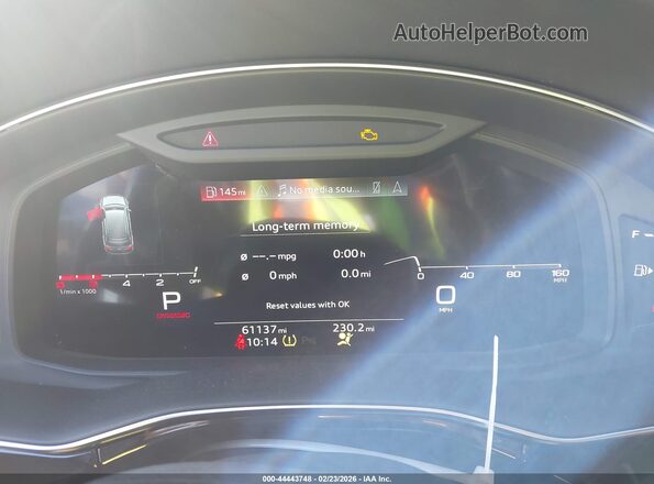 WA1VXAF7XMD012645 2021 AUDI Q7 Gray Widok tylnych siedzeń