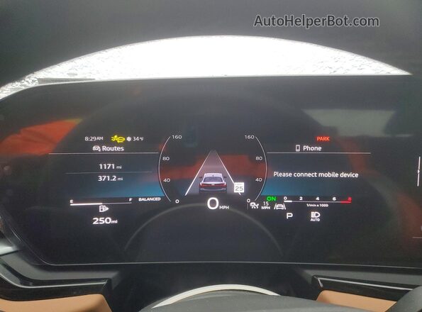 WAU2BCFU1SN040962 2025 AUDI OTHER Белый Вид щитка приборов