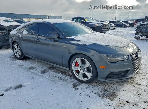 WAU2FAFC4JN066132 2018 AUDI S7 Серый Передняя правая четверть