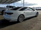 2019 Audi A8 L Белый vin: WAU8DAF88KN006125