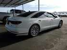 2019 Audi A8 L Белый vin: WAU8DAF88KN006125 Damage: Right Rear Tire, Worn, Replacement Required