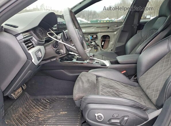WAUA4AF43MA087236 2021 AUDI S4 Gray Widok wnętrza z przodu