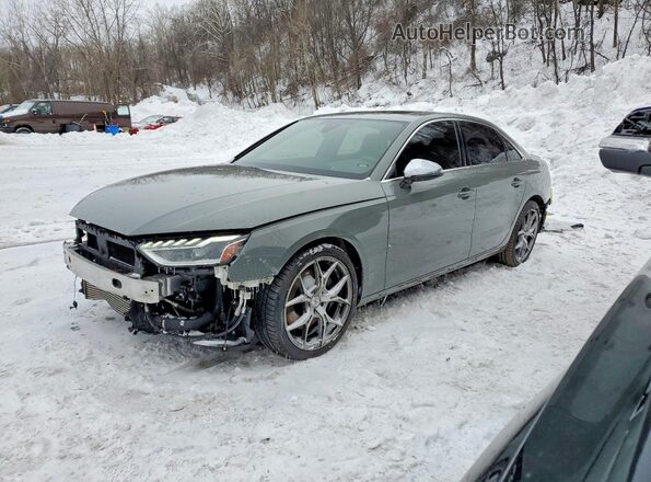 WAUA4AF43MA087236 2021 AUDI S4 Gray Przód lewy