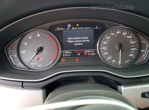 WAUA4AF43MA087236 2021 AUDI S4 Gray Widok zestawu wskaźników