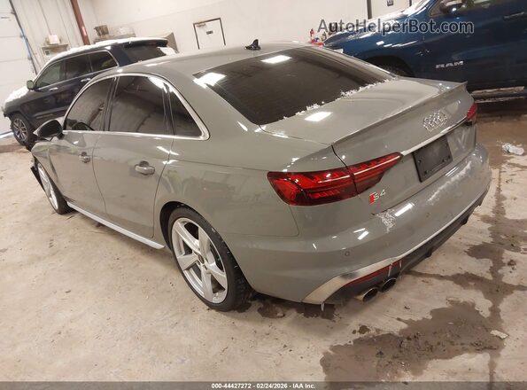 WAUA4AF47NA019412 2022 AUDI S4 Серый Задняя левая четверть