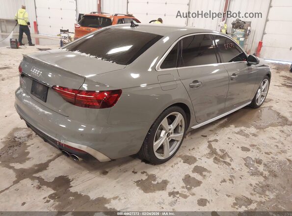 WAUA4AF47NA019412 2022 AUDI S4 Серый Задняя правая четверть