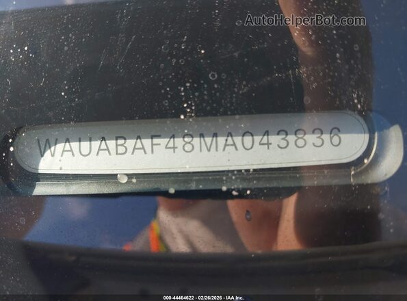 WAUABAF48MA043836 2021 AUDI OTHER Белый Вид подкапотного пространства
