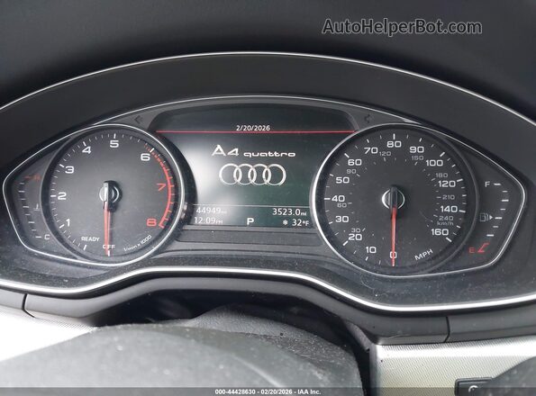 WAUANAF44HN028739 2017 AUDI OTHER Серый Вид задних сидений