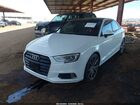 2018 Audi A3 2.0t Premium/2.0t Tech Premium White vin: WAUAUGFF2J1011474