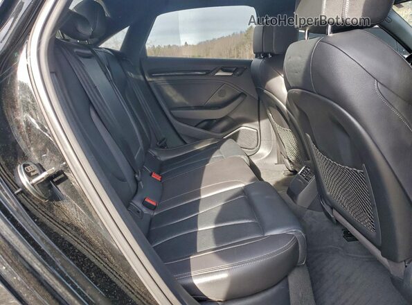 WAUB1GFF1H1046448 2017 AUDI S3 Черный Вид задних сидений