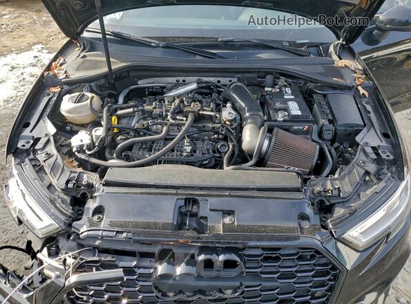 WAUB1GFF1H1046448 2017 AUDI S3 Черный Вид задней части салона