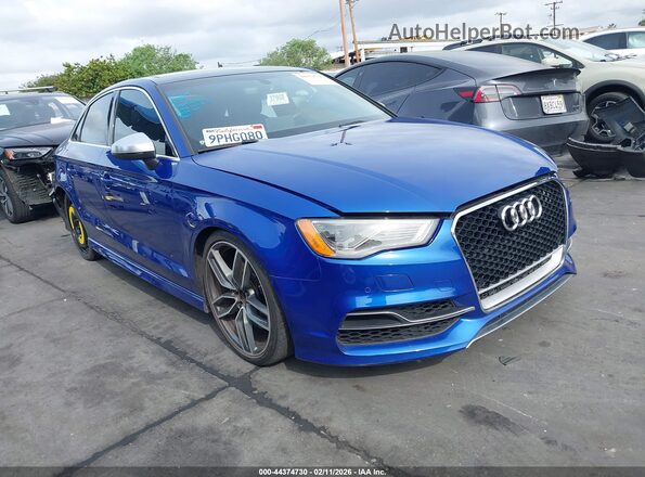 WAUB1GFF3G1077246 2016 AUDI S3 Dark Blue Передняя правая четверть