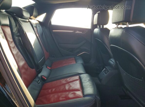 WAUB1GFF4G1052162 2016 AUDI S3 Черный Вид задних сидений
