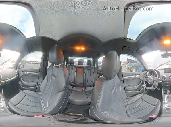 WAUB1GFF4H1065608 2017 AUDI S3 Charcoal Widok wnętrza 360 stopni