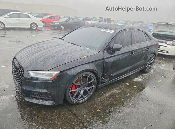 WAUB1GFF4H1070596 2017 AUDI S3 Черный Передняя левая четверть