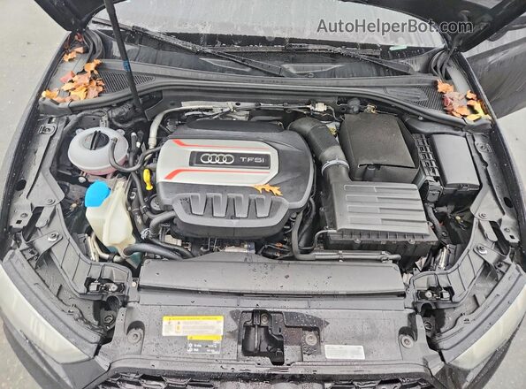 WAUB1GFF4H1070596 2017 AUDI S3 Черный Вид задней части салона