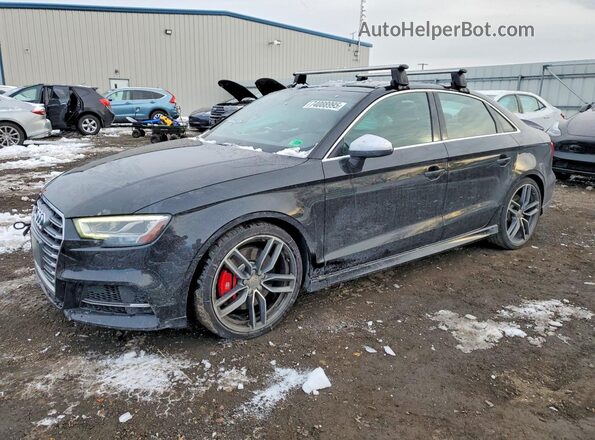 WAUB1GFF6H1022453 2017 AUDI S3 Черный Передняя левая четверть