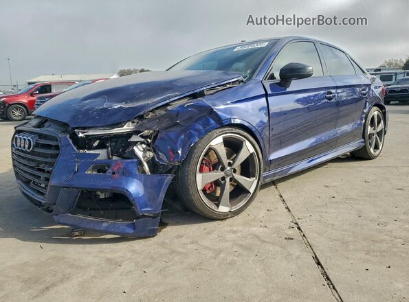 WAUB1GFF6KA100141 2019 AUDI S3 Blue Przód lewy