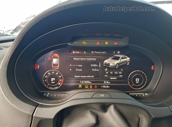 WAUB1GFF6KA100141 2019 AUDI S3 Blue Widok zestawu wskaźników