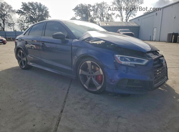 WAUB1GFF6KA100141 2019 AUDI S3 Blue Przód prawy