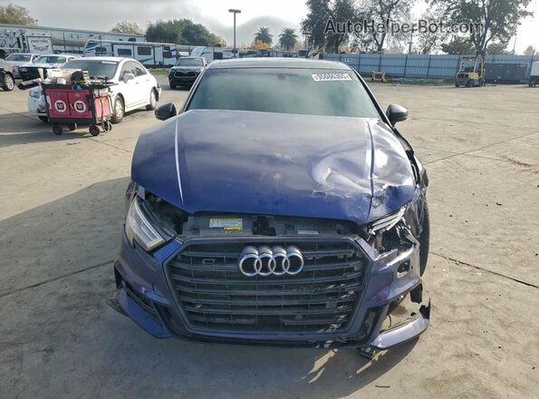 WAUB1GFF6KA100141 2019 AUDI S3 Blue Widok z przodu