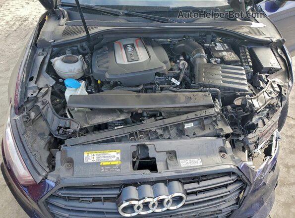 WAUB1GFF6KA100141 2019 AUDI S3 Blue Widok wnętrza z tyłu