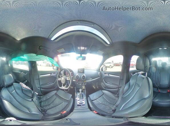 WAUB1GFF6KA100141 2019 AUDI S3 Blue Widok naklejki z numerem VIN
