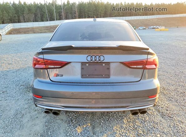 WAUB1GFF7H1063786 2017 AUDI S3 Угольный Вид сзади