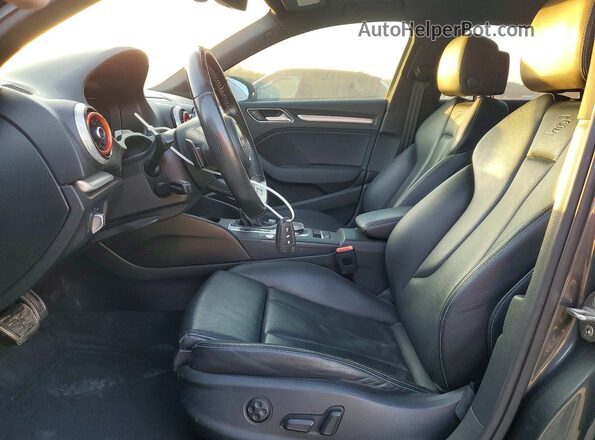 WAUB1GFF7H1063786 2017 AUDI S3 Угольный Вид салона спереди