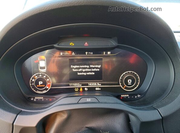 WAUB1GFFXKA076104 2019 AUDI S3 Серый Вид щитка приборов