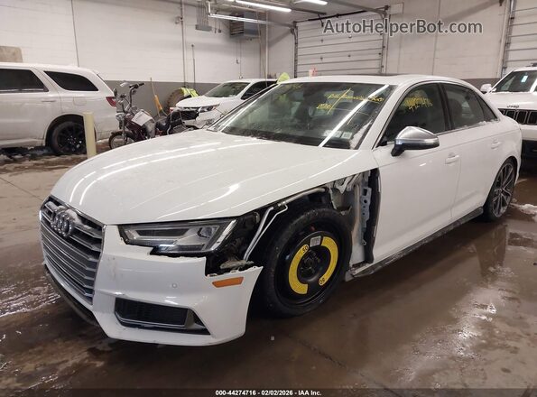 WAUB4AF41JA001812 2018 AUDI S4 Белый Передняя левая четверть