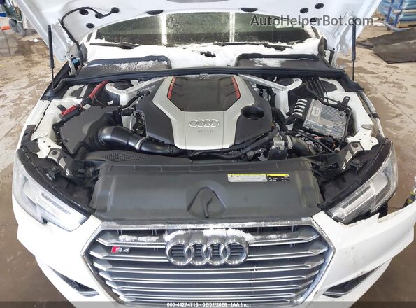 WAUB4AF41JA001812 2018 AUDI S4 Белый Вид сзади