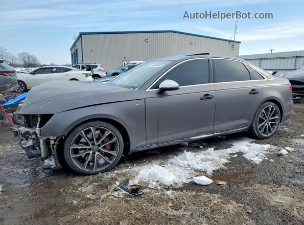 WAUB4AF42JA007943 2018 AUDI S4 Серый Передняя левая четверть